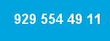929 554 49 11